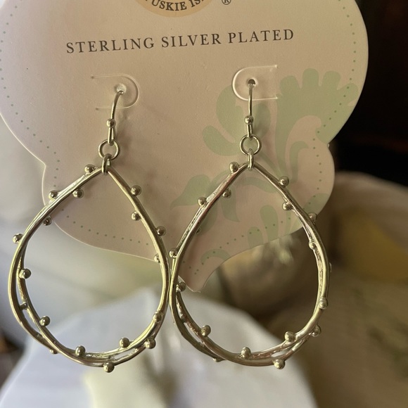 NEW- Spartina 449 Spritz Teardrop Earrings - Picture 3 of 4